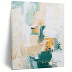 Earthy Tones with Textured Brushstrokes "Textured Earth" Abstract Painting On Canvas PS1282
