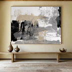 “Neutral Tones Abstract” - Luxe Textured Painting On Canvas DKS448