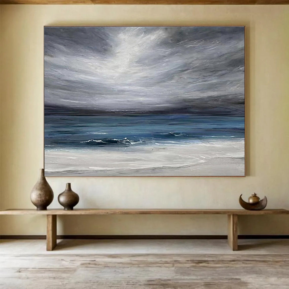“Stormy Sea” Landscape Painting DKS215