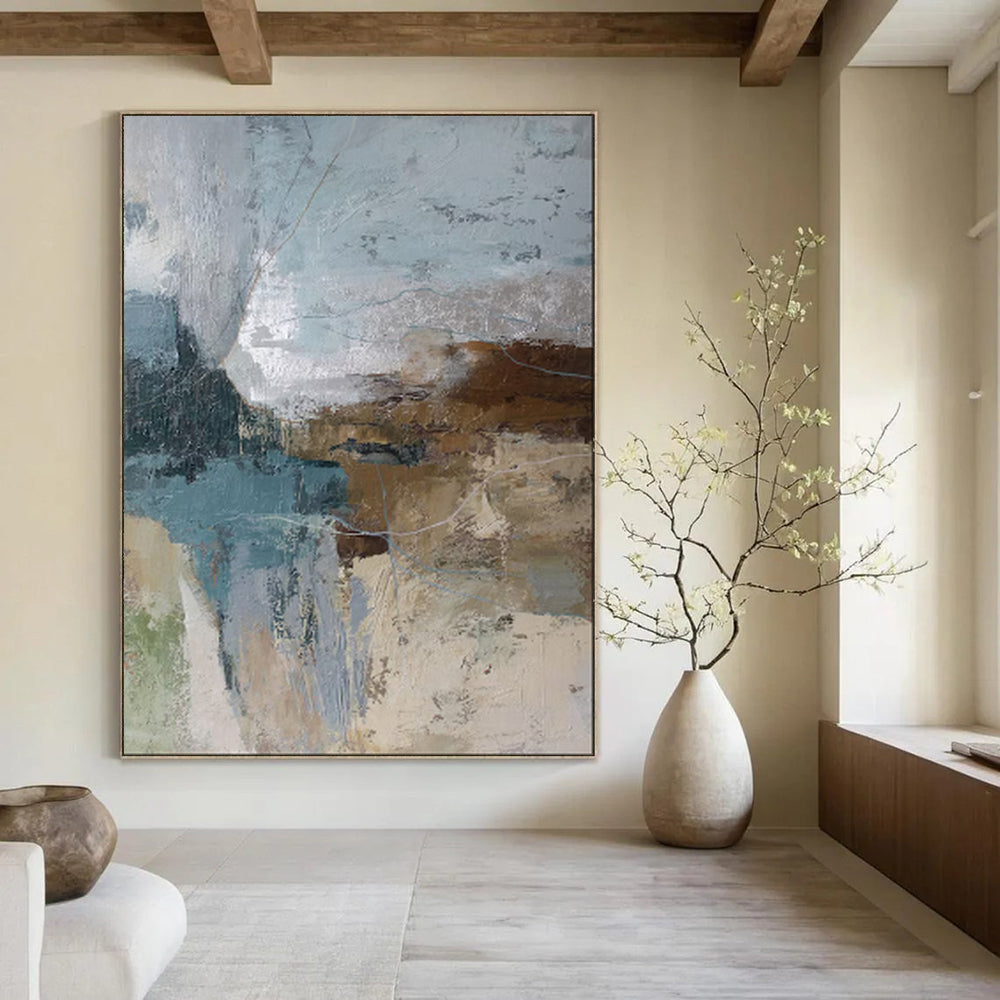 “Soft Abstract Color Blends” - Abstract Painting On Canvas PT1923