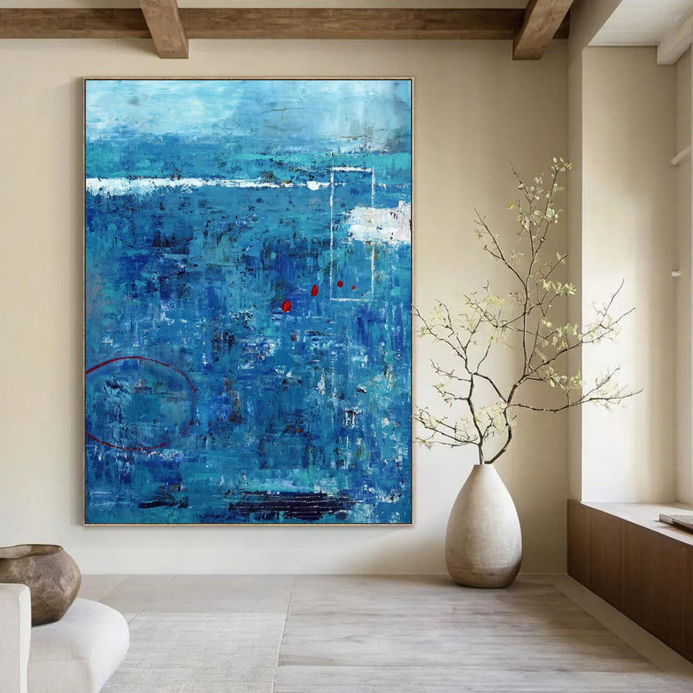 “Gilded Black Geometric Intersection” - Luxe Abstract Painting On Canvas PT2389
