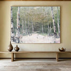“Aspen Forest Landscape” - Landscape Painting, Great for Nature - Inspired Bedroom & Rustic Living Room DKS629