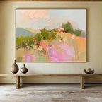“Pastel Landscape Dream” Landscape Painting On Canvas DKS208