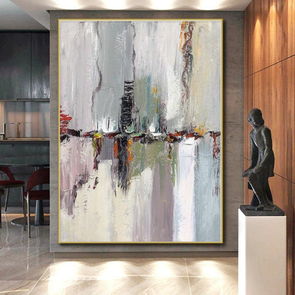 “Colorful Abstract Reflection” - Abstract Landscape - Inspired Painting On Canvas PS0411