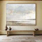 “Ethereal Lakeside Landscape” Landscape Painting On Canvas DKS249