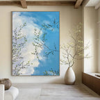 “Sky Through Branches” - Impressionist Landscape Painting On Canvas PT1986