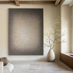 Beige with Intricate Textures "Subtle Silk" Abstract Painting On Canvas PS1366