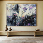 “Colorful Abstract Storm” - Abstract Expressionist - Painting On Canvas PT1752