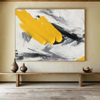 “Bold Color Strokes” - Abstract Impasto Painting on Canvas PT1509