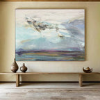 “Pastel Sky and Water” Landscape Painting On Canvas DKS196
