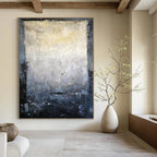 “Gray - Toned Abstract Minimalism” - Minimalist, Textured Painting On Canvas PT1577