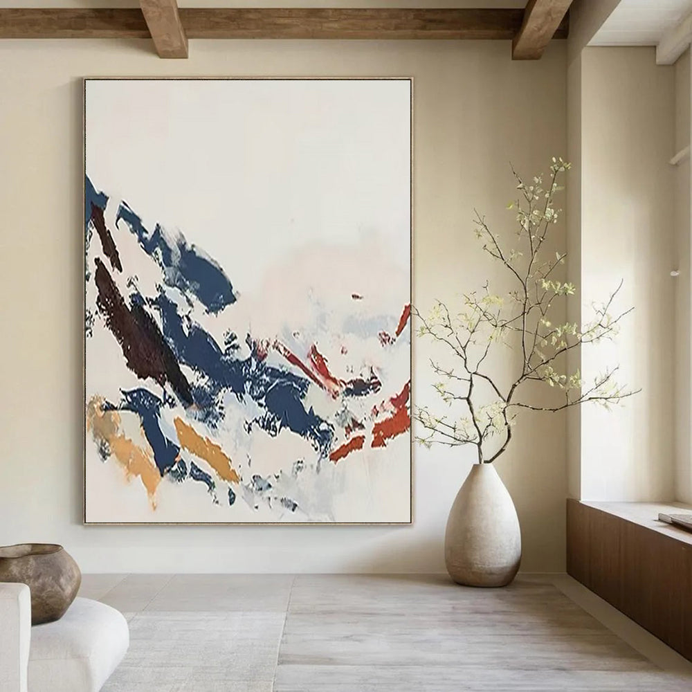 “Colorful Abstract Mountain” - Abstract, Landscape - Inspired Painting On Canvas PT1548