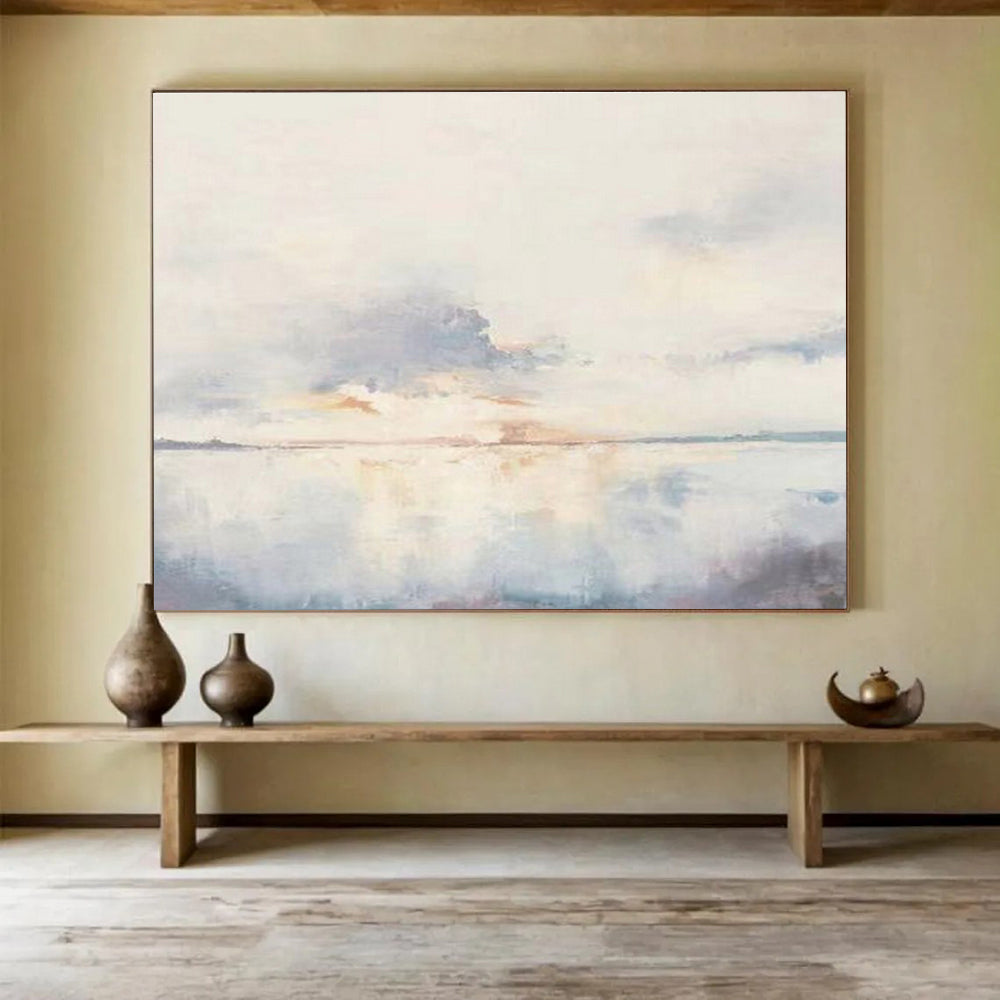 “Ethereal Dusk” - Dreamy Landscape Painting On Canvas DKS415