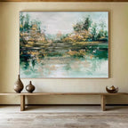 “Neutral - Toned Abstract Horizon” - Subtle - Textures Painting On Canvas PT1532