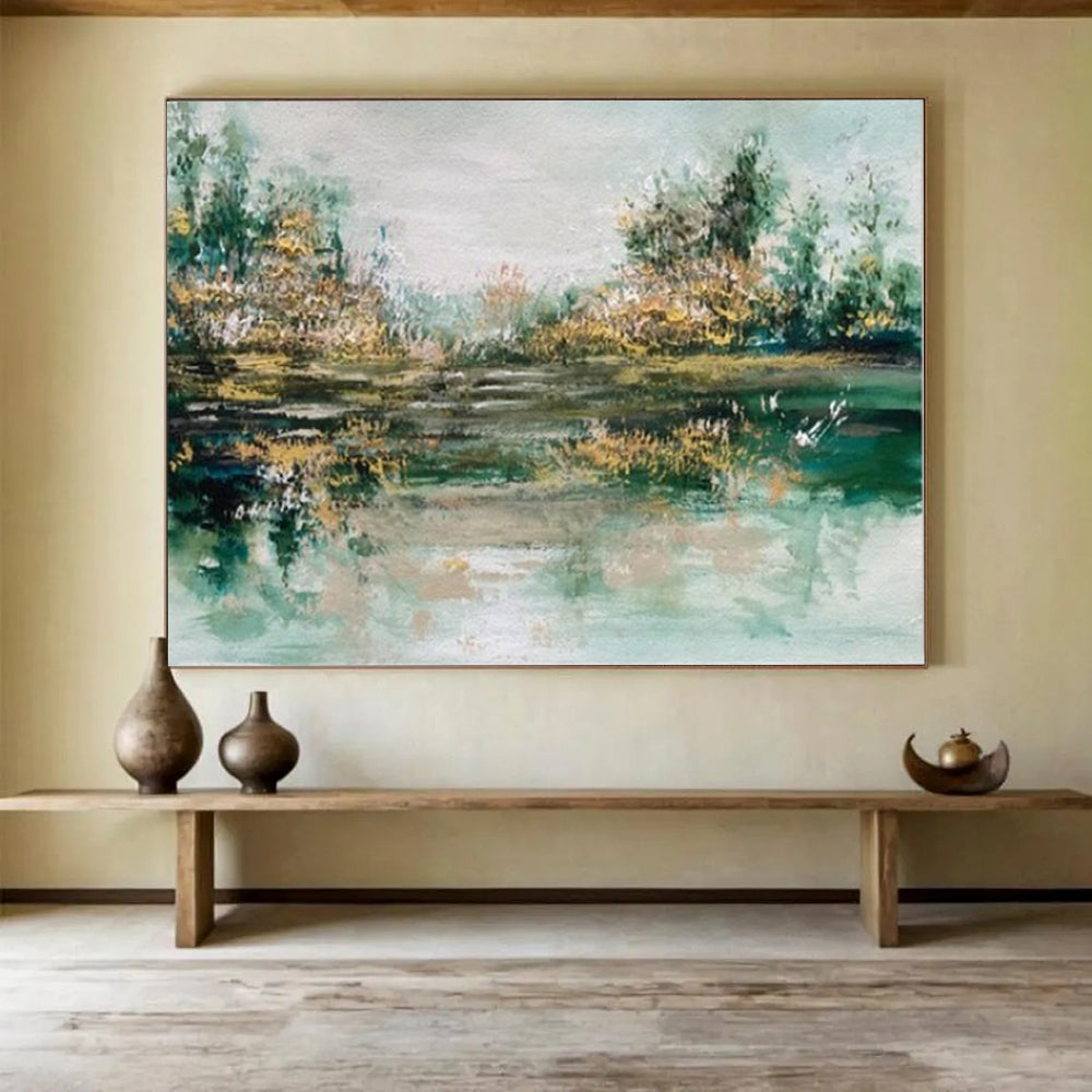 “Neutral - Toned Abstract Horizon” - Subtle - Textures Painting On Canvas PT1532