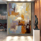 “Pastel Abstract Fusion” - Pastel Multicolor Abstract Painting PS0608