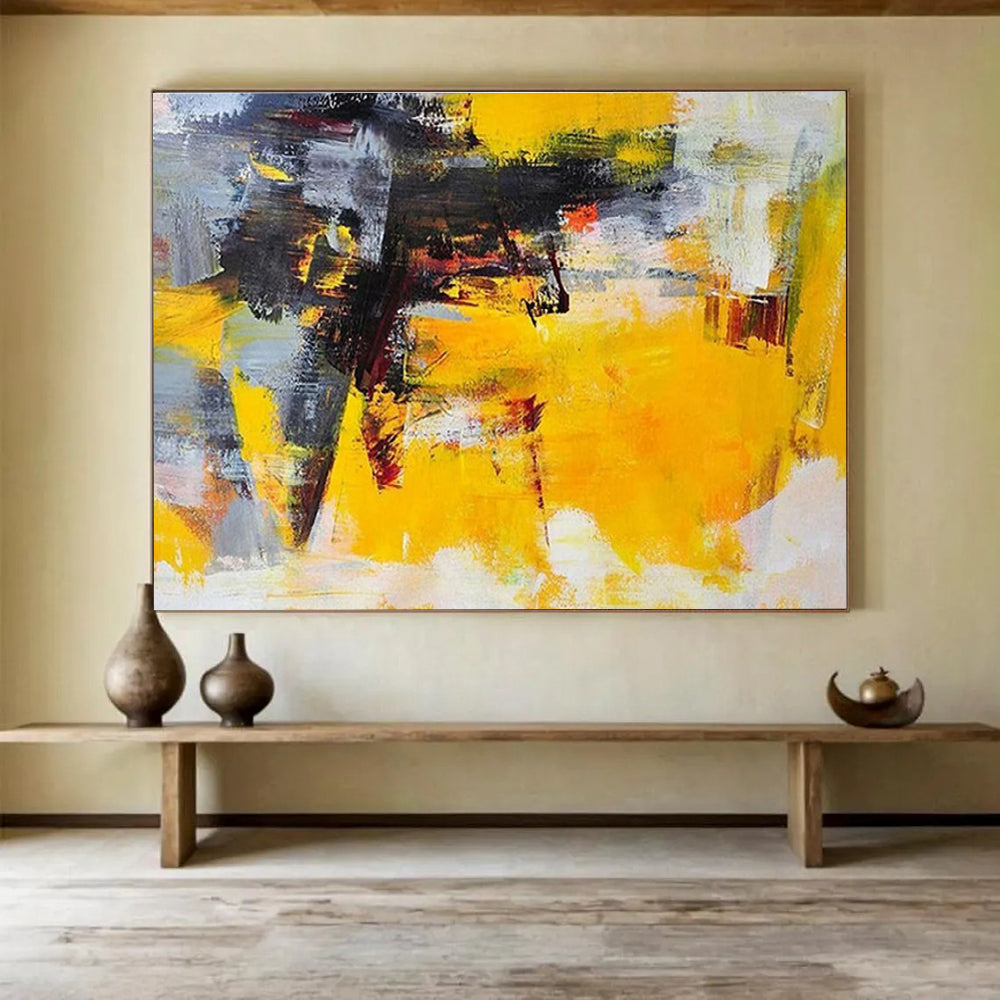 “Vibrant Abstract Energy” - Bold Abstract Painting On Canvas DKS429