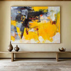 “Vibrant Abstract Energy” - Bold Abstract Painting On Canvas DKS429
