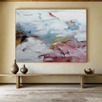 “Soft Color - Blended Abstract” Abstract Painting On Canvas DKS163