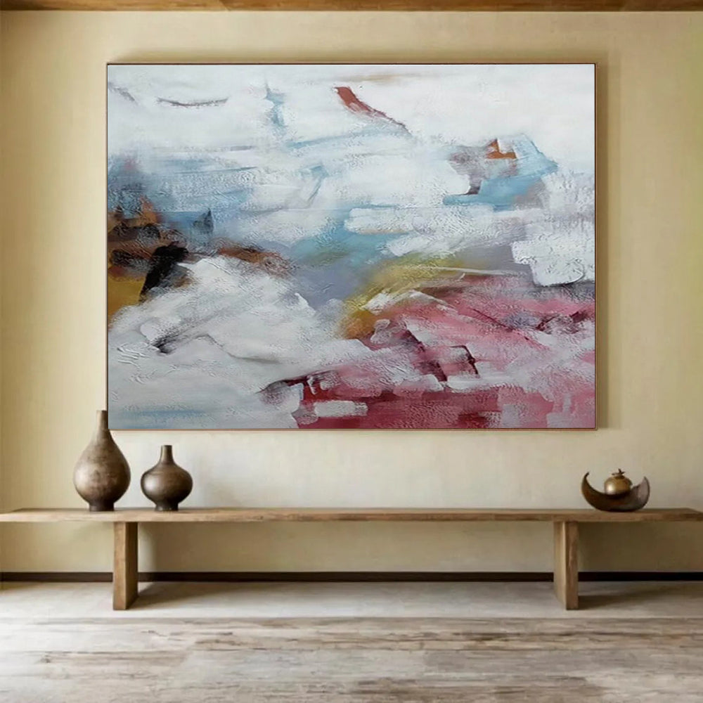 “Soft Color - Blended Abstract” Abstract Painting On Canvas DKS163