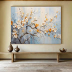 “3D Blossom Tree” - Sculptural Floral Painting On Canvas PT202