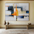 “Geometric Abstract Fusion” Abstract Artwork DKS220