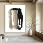 “Gold - Kissed Sky” - Light Blue & Shimmering Gold Abstracts Painting On Canvas DS157