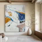 “Dynamic Line Abstraction” - Abstract Expressionist Painting On Canvas DS049