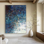 “Color Explosion Abstract” - Bold Splashes of Diverse Hues Painting On Canvas DS246