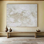 “Textured Neutral Abstract” - Textured Abstract Painting, Ideal for Spa & Bedroom DKS596