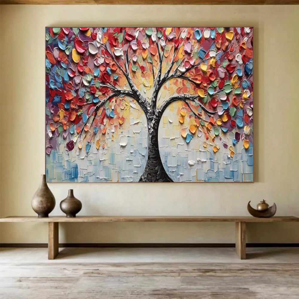 “Misty Forest Path Abstract” - Ethereal Landscape Painting On Canvas PT169