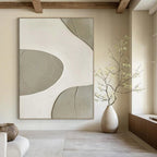 “Blue - Gray - Black Abstract” - Abstract Geometric Painting On Canvas PT2341