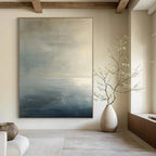 “Soft Tones Abstract” - Subtle Abstract Painting On Canvas DS299