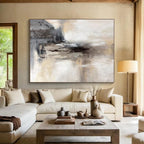 “Geometric - Color Block Fusion” - Structured - Shapes Painting On Canvas PT1533