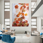 “Orange - Gold Autumn Leaves” - Painting On Canvas PT2079