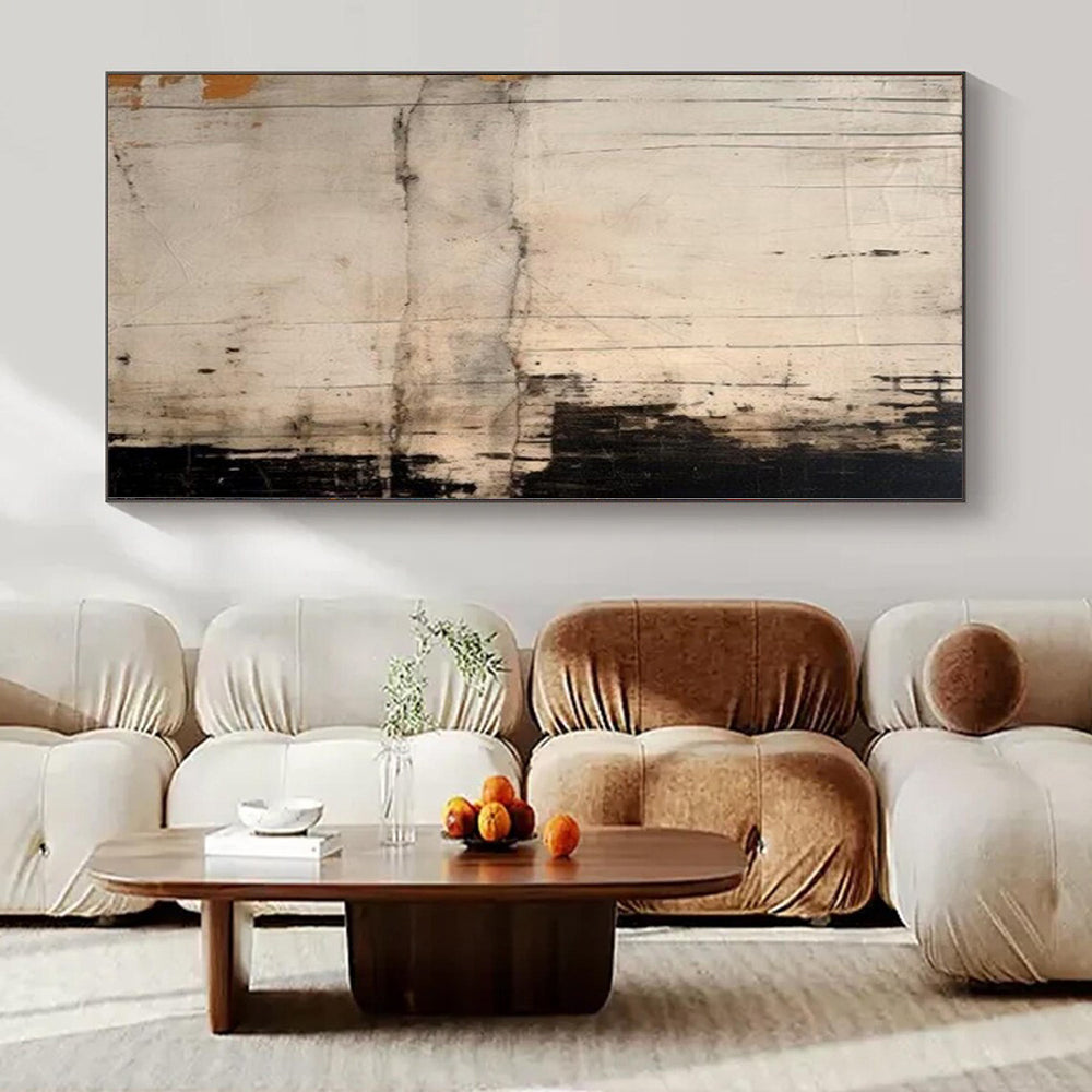 Textured Neutral Background with Subtle Accents "Subtle Textures" Abstract Painting On Canvas PS1209