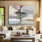 “Colorful Abstract Reflection” - Abstract Landscape - Inspired Painting On Canvas PS0411