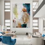 “Colorful Abstract Mix” - Vibrant Abstract Painting On Canvas PT1019