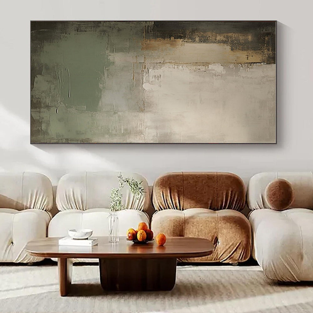 Muted Tones with Blended Textures "Soft Blends" Abstract Painting On Canvas PS1362