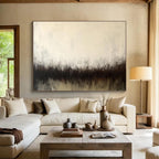 Dark Horizon on Light - Dramatic Landscape Painting On Canvas DKS333