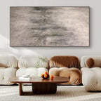 “Gray Textured Abstract” - Subtle Abstract Painting On Canvas PS0110