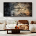 Dark Tones with Misty Forest Scene "Mystic Twilight Woods" Landscape Painting On Canvas PS1204