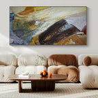 Mixed Colors with Textured Layers "Vibrant Layers" Abstract Painting On Canvas PS1355