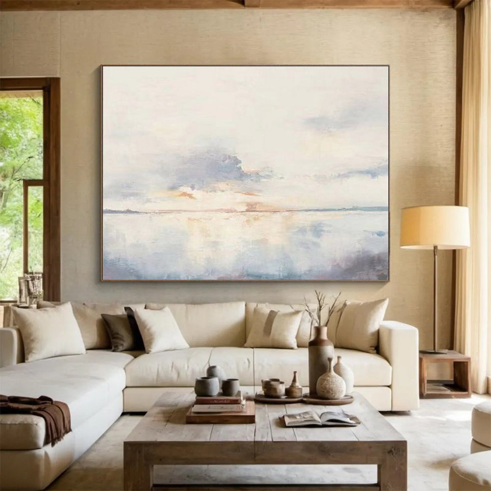 “Ethereal Dusk” - Dreamy Landscape Painting On Canvas DKS415