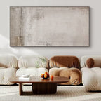 Light Gray Textured, "Subtle Stories" – Textured Abstract Painting On Canvas PS0981