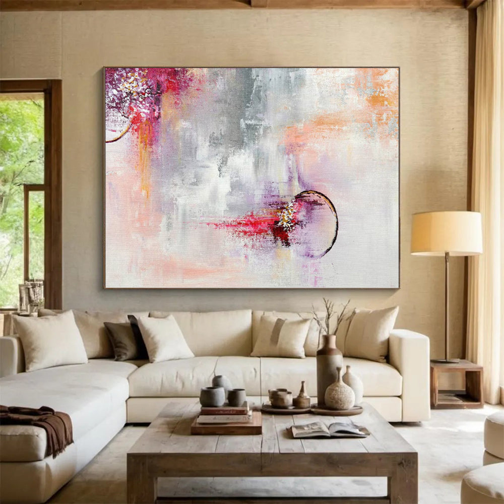 “Dreamy Moonlit Abstract” - Fantasy - Inspired Abstract Painting On Canvas PS0038