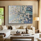 “Blossom Branch” - Impasto Oil Painting On Canvas DKS887