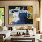 “Abstract City Forms” - Cubist - Inspired Painting On Canvas DKS850