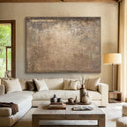 “Rustic Textured Abstract” - Textured Abstract Painting, Ideal for Industrial - Style Room & Den DKS599