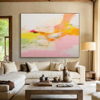 “Sunny Color Fusion” - Bright Abstract Painting On Canvas DKS490